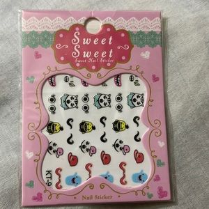 Weird nail stickers